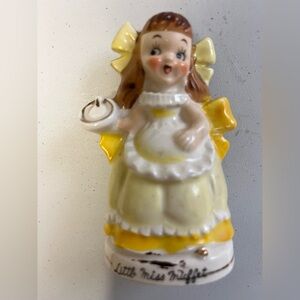 Vintage Little Miss Muffet salt shaker by Relco Japan